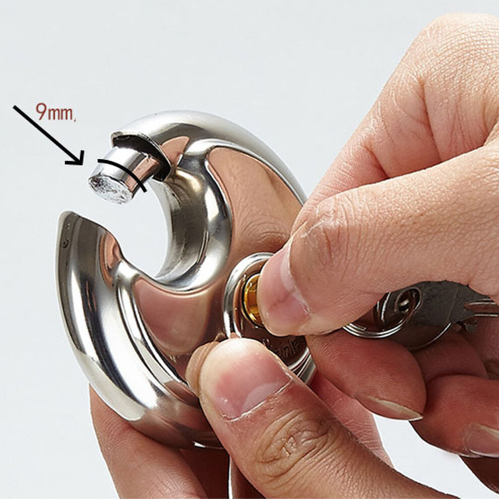 Stainless Steel Discus Lock, High Accuracy, Corrosion Resistant Padlock 4641355881225