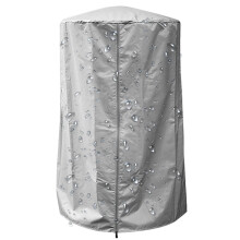 Heater Covers Tabletop Heater Cover 420D Oxford Fabric Rustproof Protector Home Porch Garden Wall Gray Stand Up Zipper