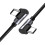 Ugreen abgewinkeltes USB-C-auf-USB-C-Kabel 3A, 1 m - Grau 1