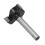 Oberflächenfräser, 6 mm Schaft, 3-Flöten-Spitze, 5