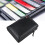 Cartera para varias tarjetas de cuero PU negro vertical 9