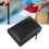 Cartera para varias tarjetas de cuero PU negro vertical 12