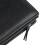 Cartera para varias tarjetas de cuero PU negro vertical 3