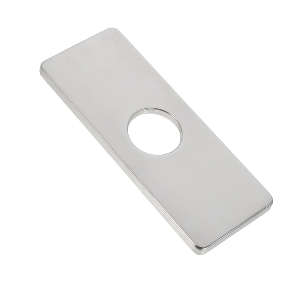 Stainless Steel Faucet Hole Plate Lightweight Design Durable Kitchen Sink Cover Unused Mounting Accessory 9067246336783