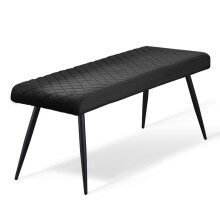 (Velvet Black) Dining Room Bench Long SeatingChair