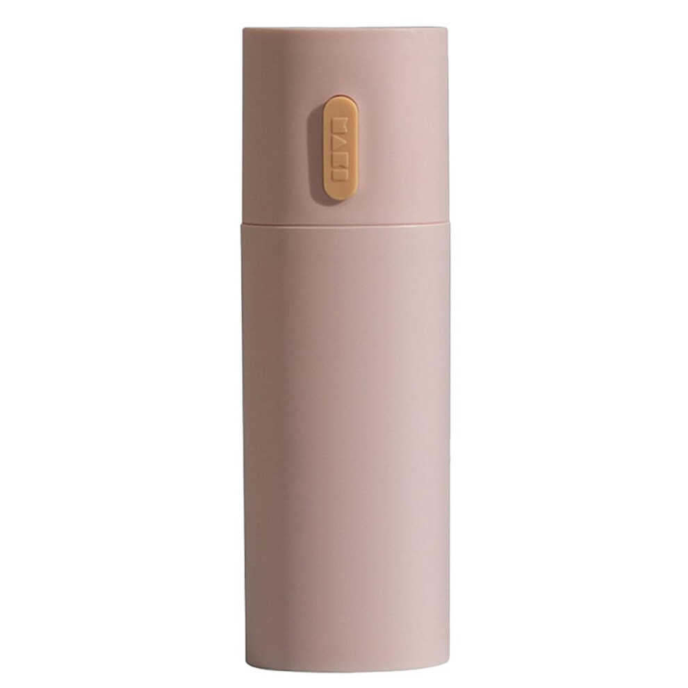 Pink Portable Travel Toothbrush Box With Toothpaste Storage Compact Organizer Multifunctional Tooth Brushing Mug