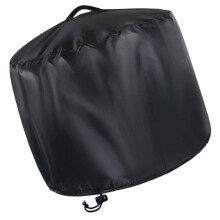 Tear Resistant Round Fire Pit Cover With Drawstring, UV Resistant, Dustproof Outdoor BBQ Patio Heater Protector