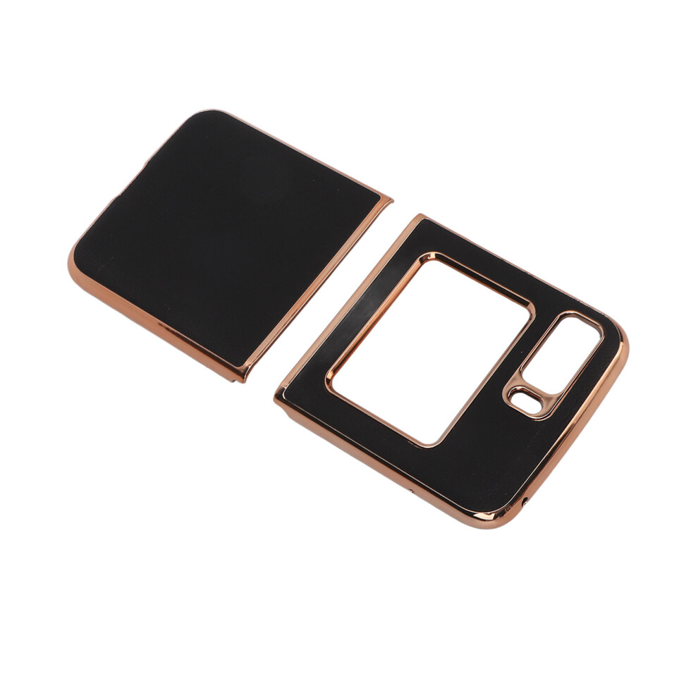 Leather Phone Cover For Moto Razr 2022 - Scratch & Shock Resistant Finish Black 9441355896404