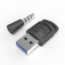 (As show, One size) Bluetooth 5.0 Audio Adapter for PS5/PC - Low Latency Wireless Transmitter Receiver with USB & 3.5mm Aux Connectiong