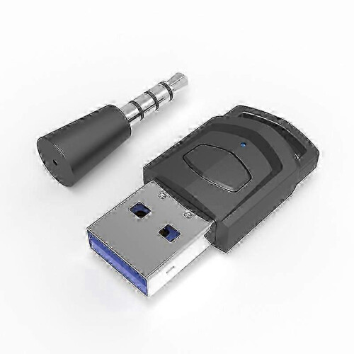(As show, One size) Bluetooth 5.0 Audio Adapter for PS5/PC - Low Latency Wireless Transmitter Receiver with USB & 3.5mm Aux Connectiong