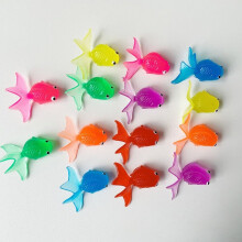 Colorful Rubber Goldfish 20-Piece Bath Toys For Water Play, Interactive, Floating, Non-Toxic