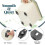 (As show, One size) 24 Pieces Adhesive Wheels Mini Fixed Wheels Caster Boxes Caster Small Caster Paste Sticky Caster Bl 3