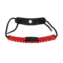 Red Nylon Wrist Sling for Bow Archery Adjustable & Durable Design