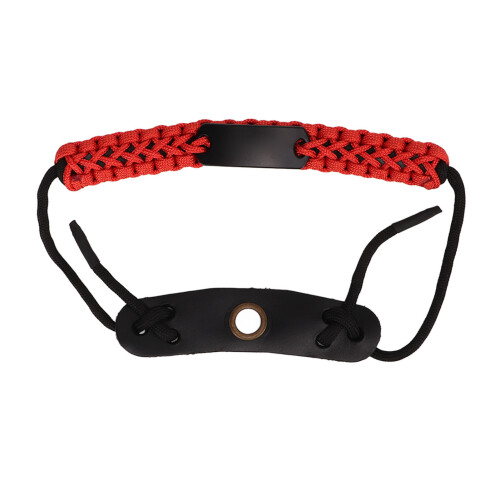 Red Nylon Wrist Sling for Bow Archery Adjustable & Durable Design 1