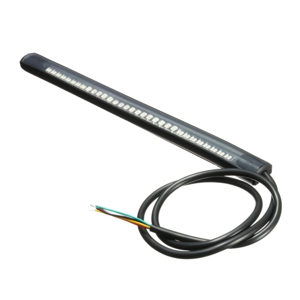 Turn S Motorcycle Universal Rear Tail Brake Stop Turn Signal Strip 48 Led Smd Indicators Light 9067246337223