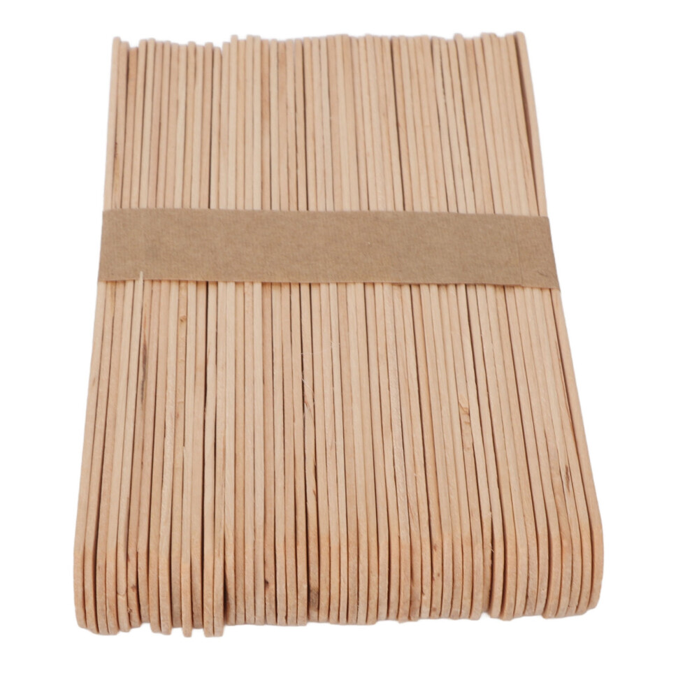 200pcs Wooden Tongue Retractors Disposable Smoothing Surfaces for Adults