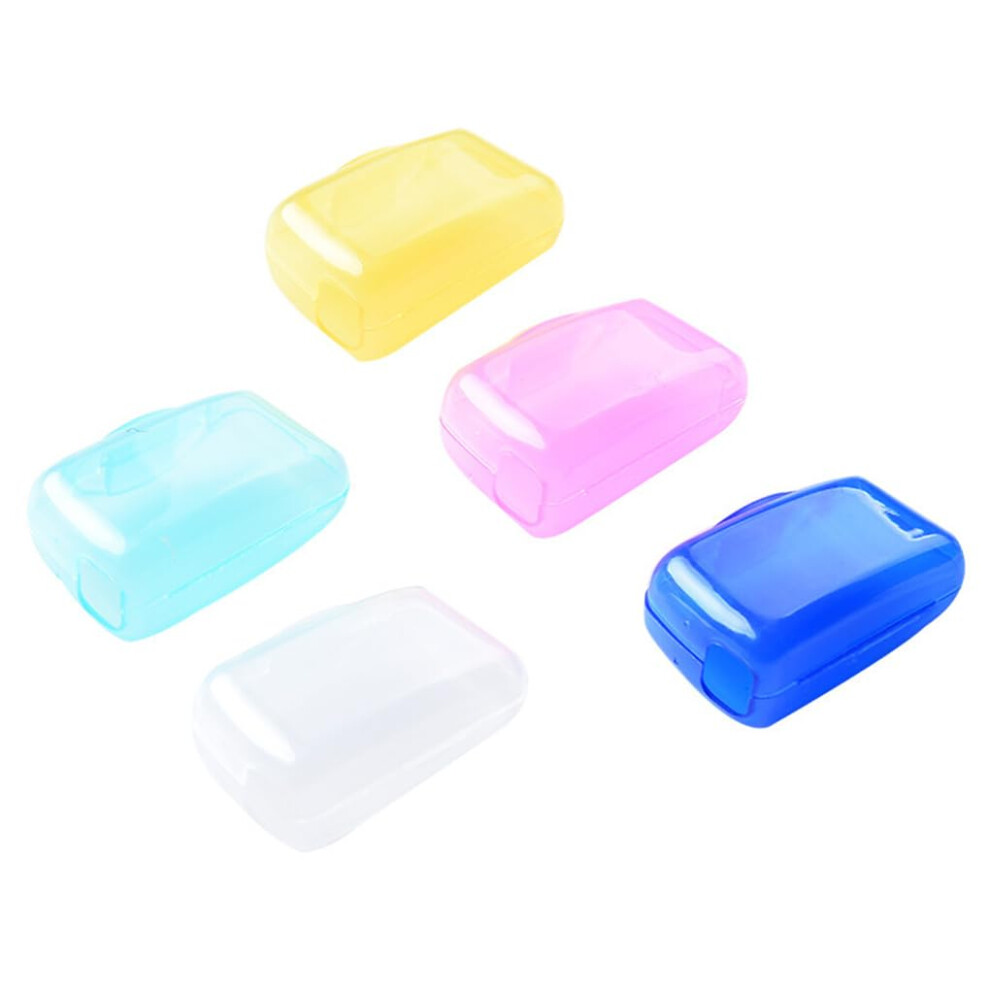 Toothbrush Cap PP 5 Pieces Portable Reusable Washable Odorless Waterproof Case Holder Accessories Travel Replacement
