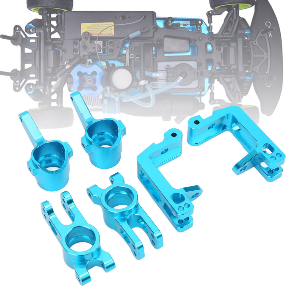 Rc Steering Cup Kit For 1/8 Rc Car, Aluminum Alloy, Blue 5071355912343