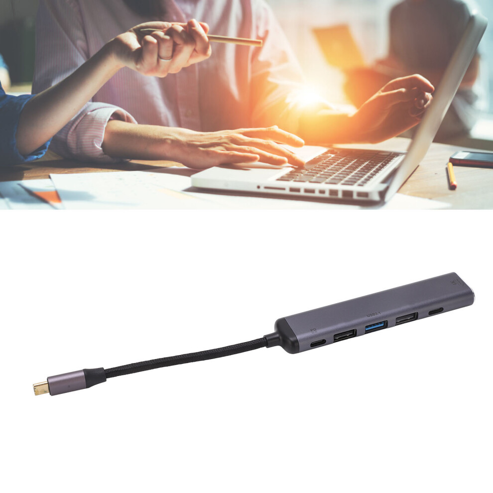Usb C Hub 6-In-1 Splitter, 4K Hdmi, 100W Pd, 23.3Cm 8361355910027
