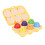 6PCS Ei Form Passenden Spielzeug Set Realistische 4