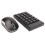 Wireless Number Pad Mouse Combo 2.4GHz 22 Keys 1200DPI 1