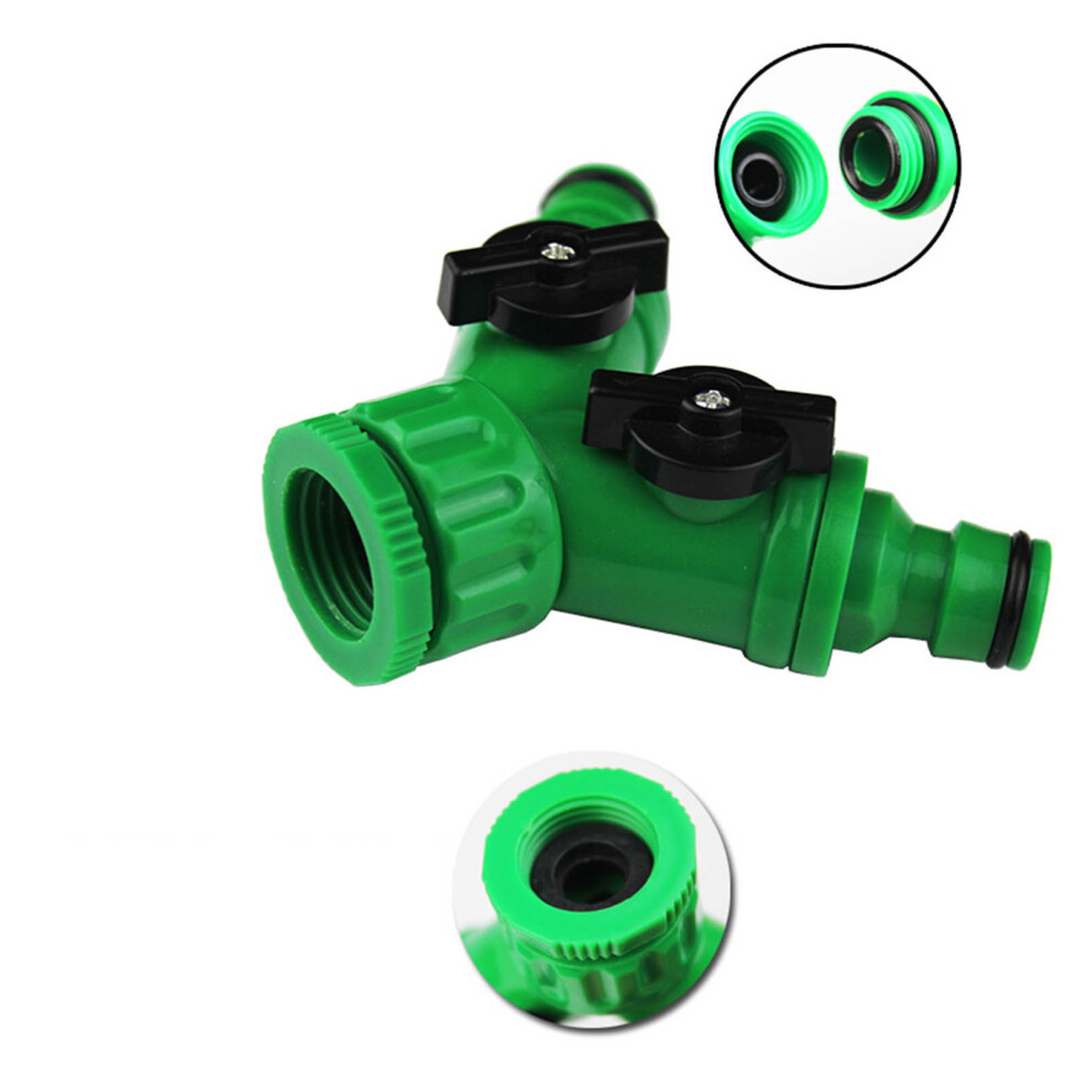 3-Way Water Splitter Faucet Adapter Dn15 Dn20 Abs For Washing & Gardening 7691355919593