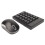 Wireless Number Pad Mouse Combo 2.4GHz 22 Keys 1200DPI 9