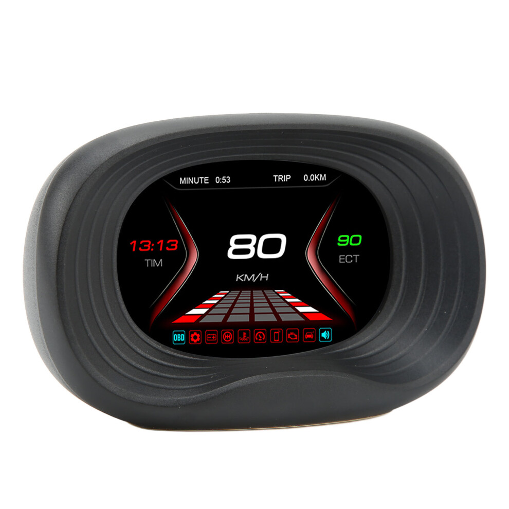 Advanced Obd Hud Dashboard: Mileage Pressure & Voltage Readings 3231355922175
