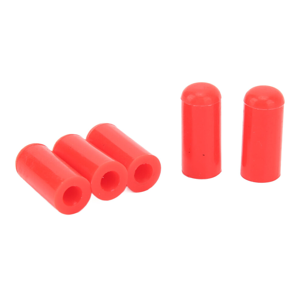 10Pcs Silicone Intake Vacuum Hose End 4Mm Heat Resistant Blanking Cap Red 5031355922445