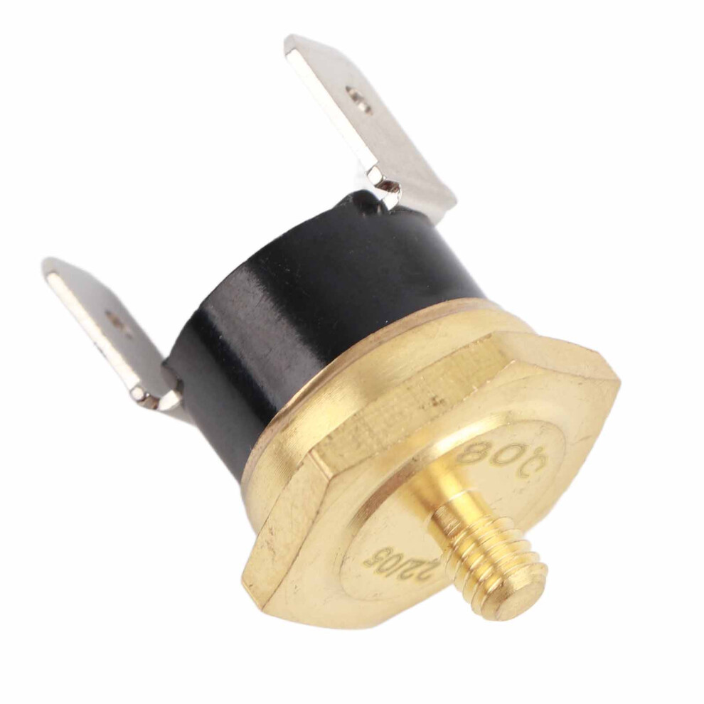 Copper Thermostat Ksd301 Bimetal 250V M4 Snap Switch 5Pcs Set 6941355924150