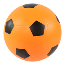 Silent Soccer Ball Indoor High Density Soft Ball Inflatable No Noise Bouncing For Quiet Home Practice Orange