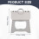 Folding Step Stool - , Small Size Easy for Adults , Garden, Kitchen 5