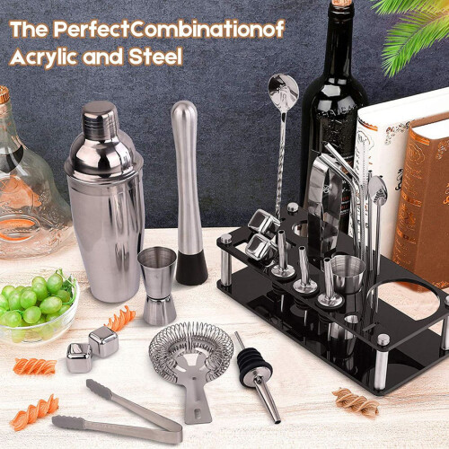 Bartender Kit 23-Piece Cocktail Shaker for Mixed Drinks Tools 1