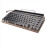 Retro Typewriter Keyboard Wireless Bluetooth Keyboard USB-Wood Color 3