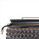 Retro Typewriter Keyboard Wireless Bluetooth Keyboard USB-Wood Color 6