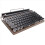 Retro Typewriter Keyboard Wireless Bluetooth Keyboard USB-Wood Color 2