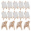 14Pcs Mini Canvas and Easel Brush Set, Canvas Inch 3