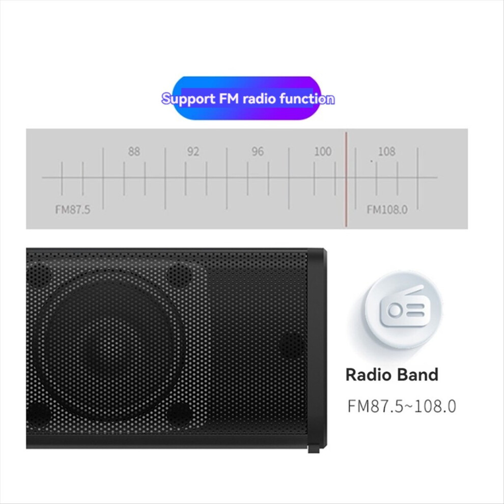 Soundbar Pc Gamer Subwoofer Foldable Bluetooth Speaker 4711093059221