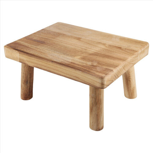 High Beds Wooden Step Stool Solid Wood Small Stool Kitchen Closet 1