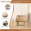 High Beds Wooden Step Stool Solid Wood Small Stool Kitchen Closet 5
