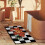 Tappeto decorativo antiscivolo per comodino D 6