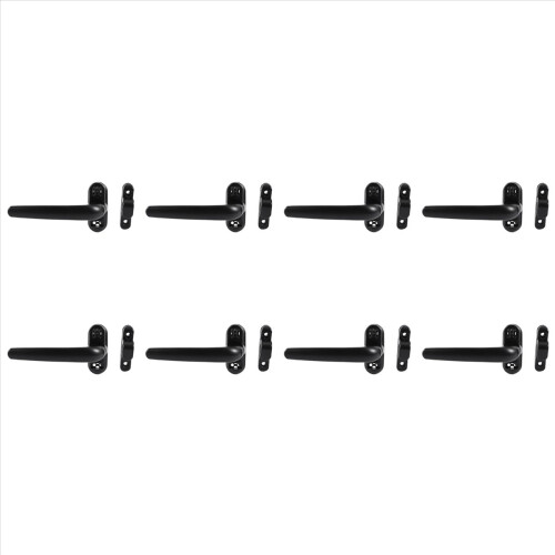 Door and Window Handle Lock Casement Window Lock Wheel Handle Black