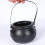 Halloween Witch Pot Plastic Mini Witch Cauldron Black Candy Holder 2