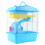 Pet Cage Hamster Cottage with Skylight Double Layer House Blue 2