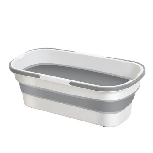 Portable Silicone Bucket for Household Large Mop Bucket Rectangular