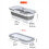 Portable Silicone Bucket for Household Large Mop Bucket Rectangular 5