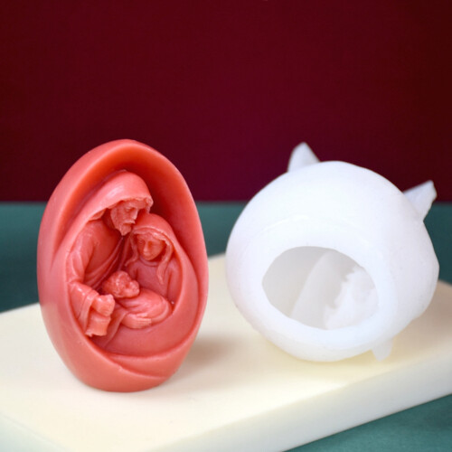 Familienkerzenform, Jesusfigur, Silikonform