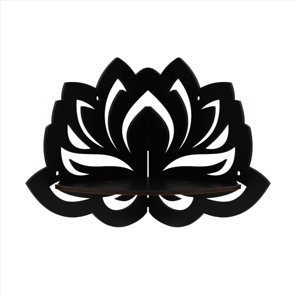 Lotus Floating Corner Shelf Gothic Decoration Wall Hanging Shelf 4711093089709