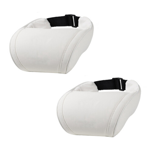 Cuscino poggiatesta per auto in schiuma per modello XYS 3 bianco