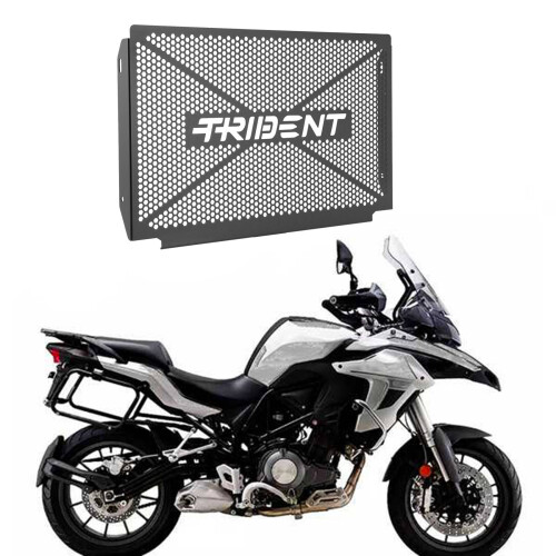 Motorradzubehör Schwarzer Kühlergrill-Schutz 1